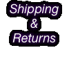Shipping & Returns 